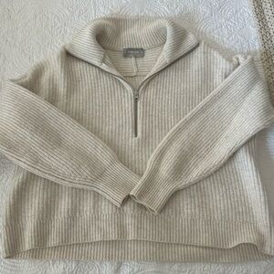 Everlane Quarter Zip Sweater